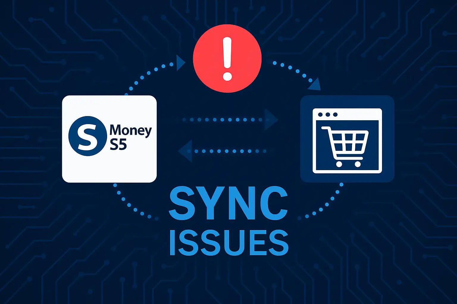 Synchronizace Money S5 a e-shopu – nejčastější chyby a řešení